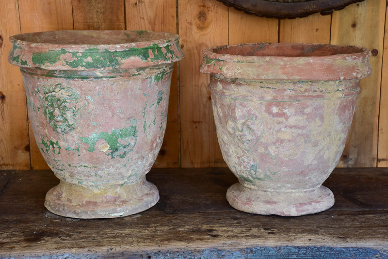 Two 18th century garden urns from St Jean de Fos