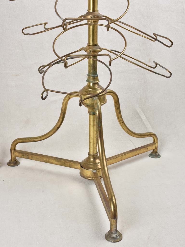 Pair of spectacular plate stands from a brasserie - very rare 70¾"