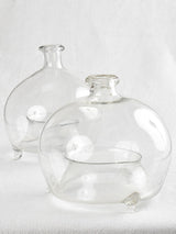 Pair of 19th-century blown glass fly and mosquito traps