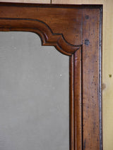 Small Louis XV style walnut mirror from the 19th century 20¾" x 26"