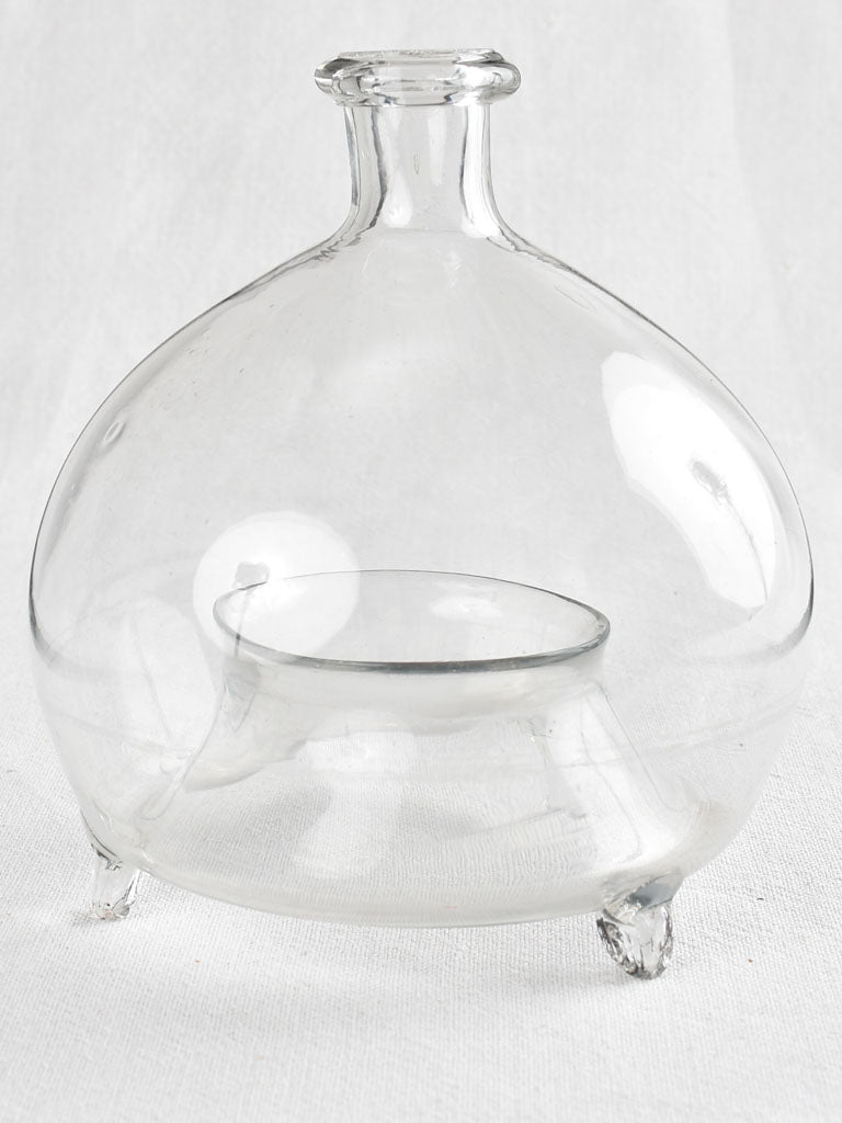 Pair of 19th-century blown glass fly and mosquito traps