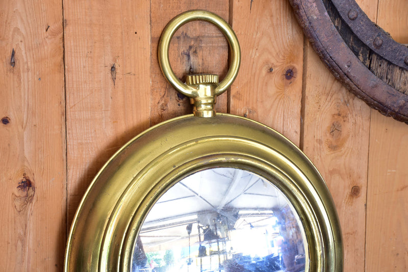 Large round French mirror - early 20th century