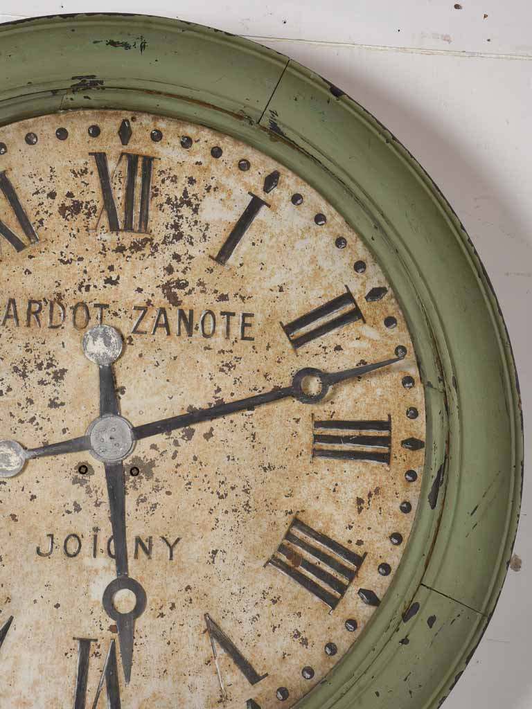 Large Bardot Zanote salvaged clock face 45"
