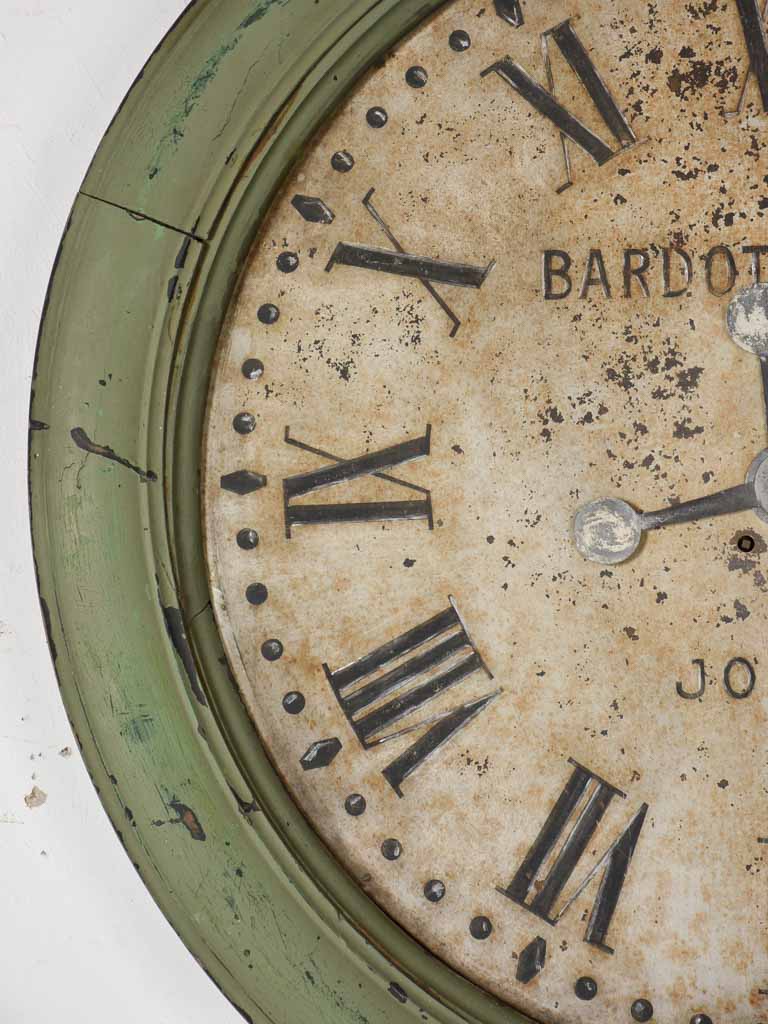 Large Bardot Zanote salvaged clock face 45"