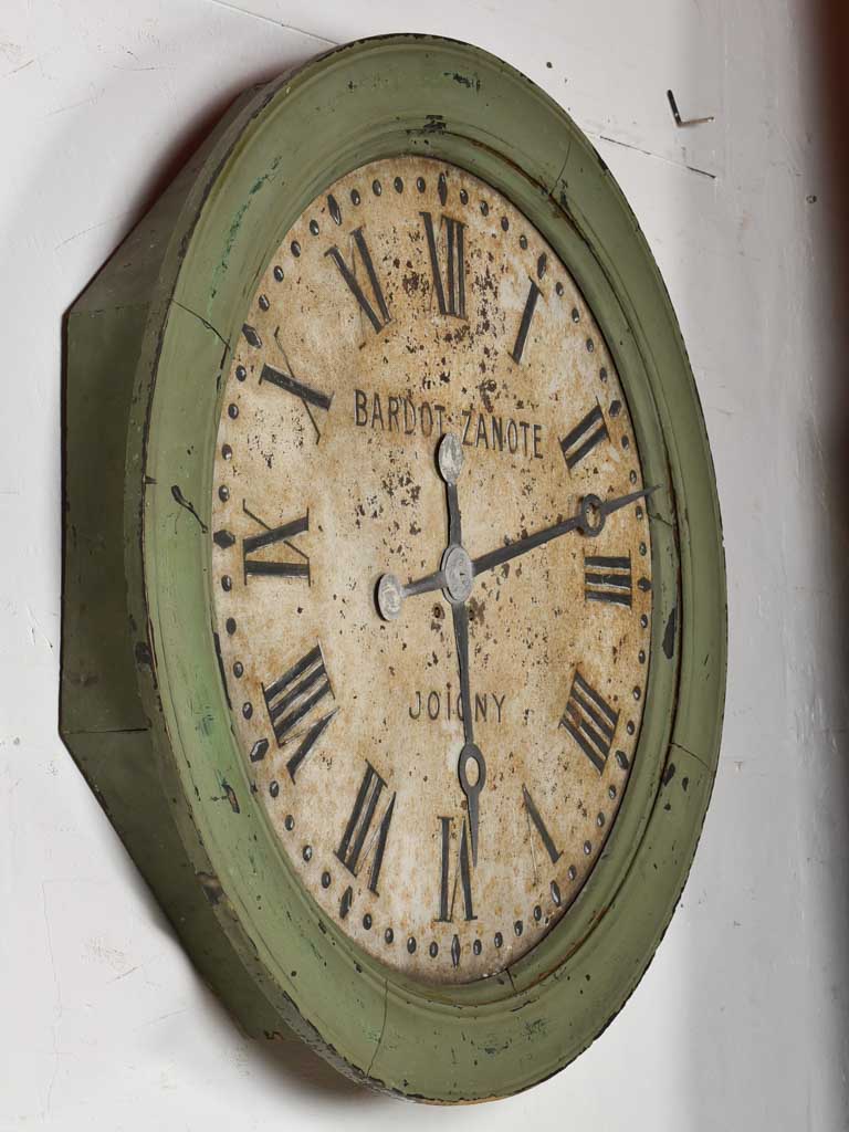 Large Bardot Zanote salvaged clock face 45"