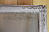 Large Louis Philippe mirror with gray / gold frame 19th century 34¾" x 43¼"