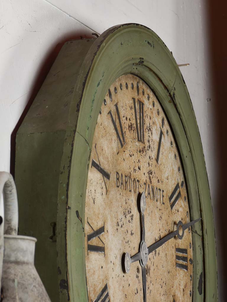 Large Bardot Zanote salvaged clock face 45"