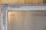 Large Louis Philippe mirror with gray / gold frame 19th century 34¾" x 43¼"
