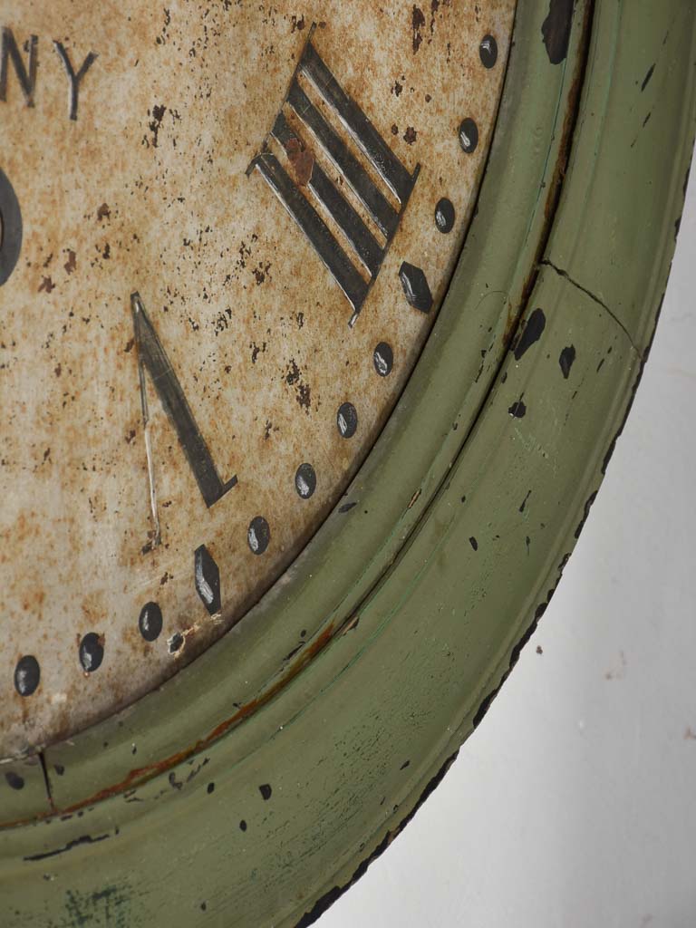 Large Bardot Zanote salvaged clock face 45"