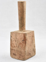 Rustic Beechwood Pestle, Hand-Carved Finish