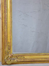 Large 19th-century French gilded mirror 32¼" x 50"