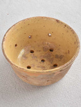 Collection of 21 terracotta cheese strainers 'faisselles'