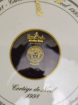 Vintage Versace plate - Christmas pattern 1998. 12¼"