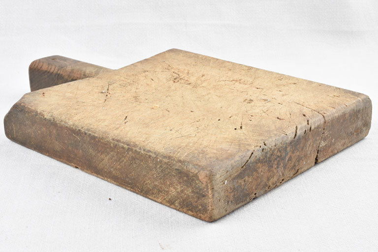 Chunky antique French cutting board 16¼" x 11"