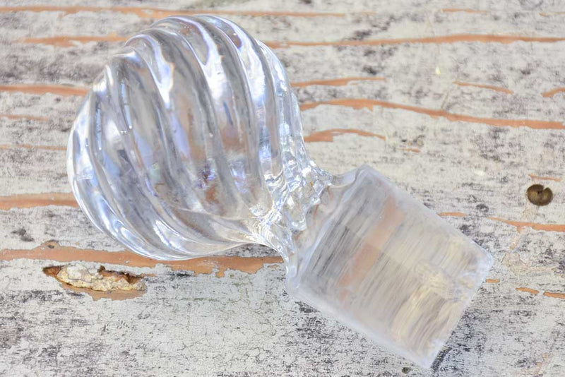 Set of Five Antique Crystal Perfume Bottles
