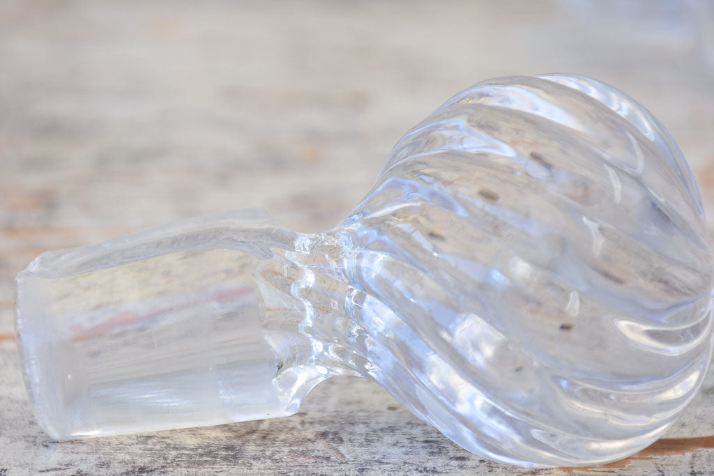 Set of Five Antique Crystal Perfume Bottles