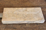 Small antique French cutting board with round handle