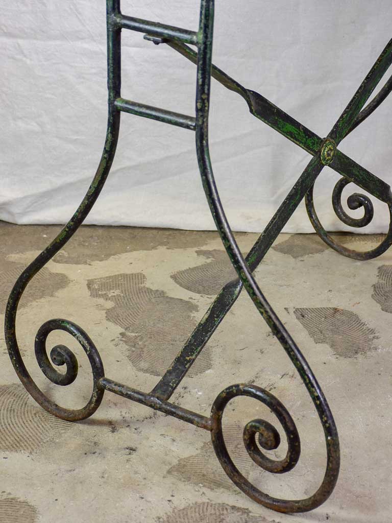 Antique French marble table - butcher's presentation table 25½" x 46¾" x 34¼"
