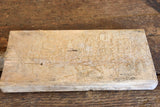 Small antique French cutting board with round handle