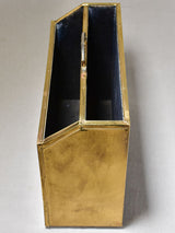 1970's brass newspaper and magazine stand
