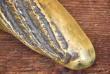 Vintage door handle from a boulangerie in the shape of a baguette