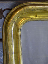 Antique French Louis Philippe mirror with gilded frame 25¼" x 37"