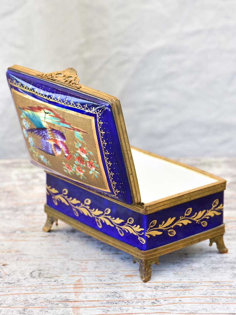 Gold motif Antique French Chocolate Box