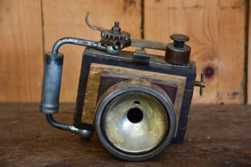 Sculpture of a camera by Bertrand Momb
