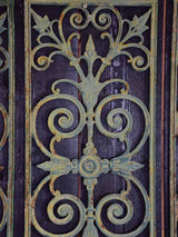 Set of 3 Napoleon III cast iron balcony balustrades 44½" x 15"