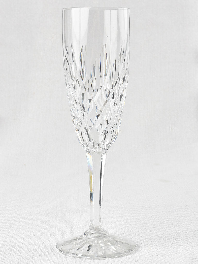Aristocratic Menton pattern champagne flutes