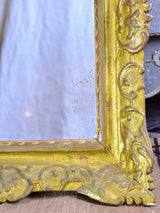 Louis XIV giltwood mirror 35" x 20½"