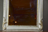 Antique French Louis Philippe mirror with grey / gold patina 32" x 53¼"
