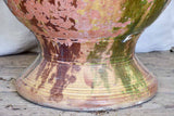 Large Flame Glazed Anduze Urn Branded BOISSET
