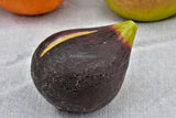 Collection of five vintage marble fruits