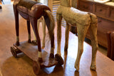 Collection of three French antique toy horses