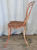 Playful Antique French Rusted Garden Chair