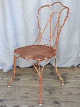 Playful Antique French Rusted Garden Chair