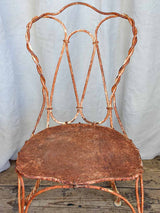 Playful Antique French Rusted Garden Chair