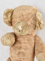 Straw-filled mohair French teddy bear