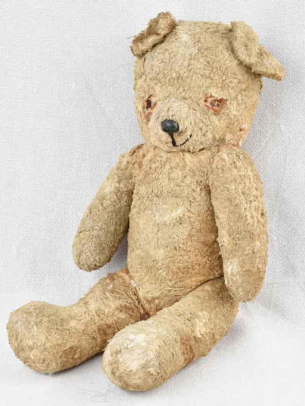 Antique brown Mohair large French teddy bear