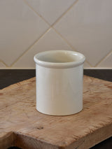 Preserving jar, ironstone 4", 19th-century (two)
