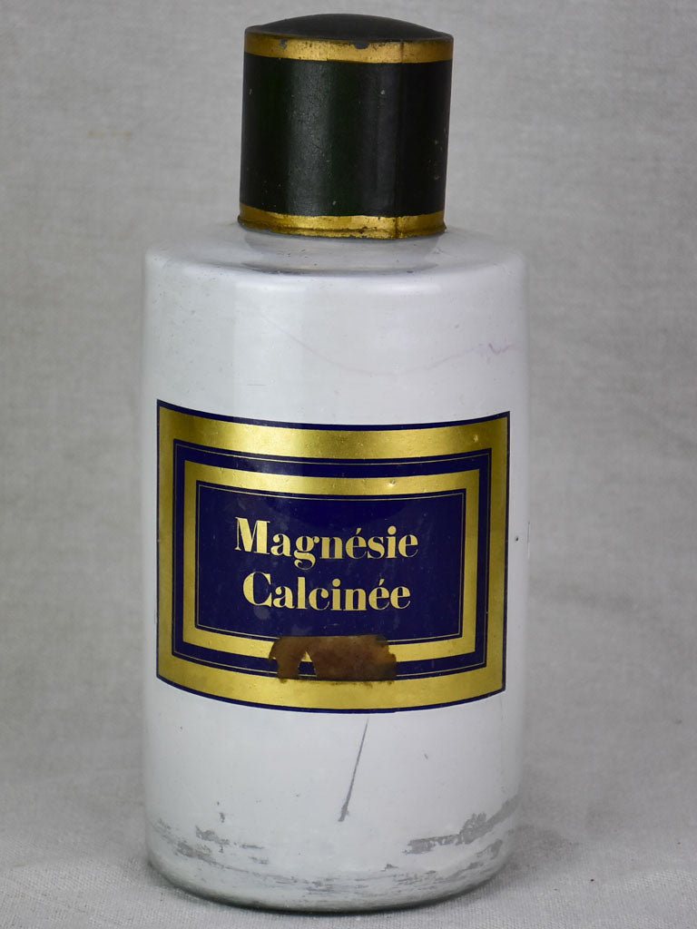Antique French apothecary jar - Magnesie calcinee