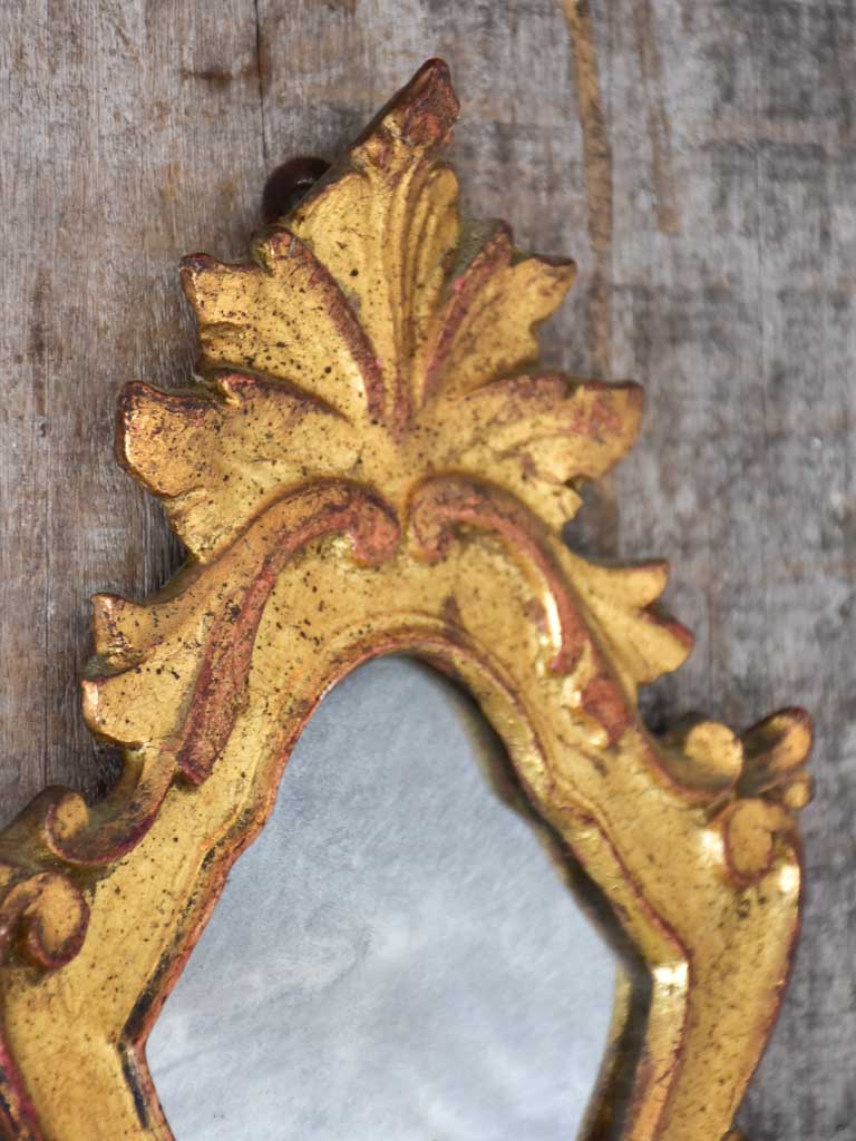 Pair of Italian Gold-Painted Candle Sconces