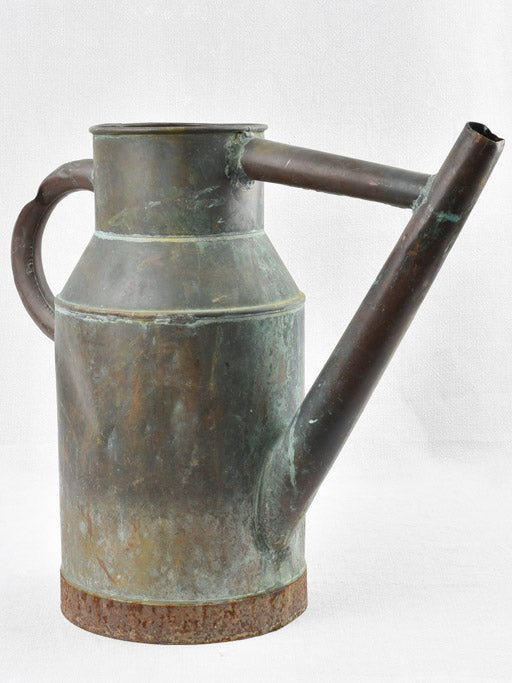 French copper winemaker's watering can 17¼"