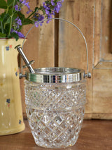 Vintage French ice bucket with claw (1)