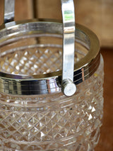 Vintage French ice bucket with claw (1)