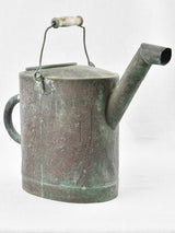 Rustic antique French watering can 15¼"