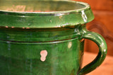 Late 19th century Castelnaudary planter with green glaze