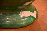 Late 19th century Castelnaudary planter with green glaze