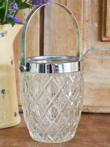 Vintage French ice bucket with claw (2)